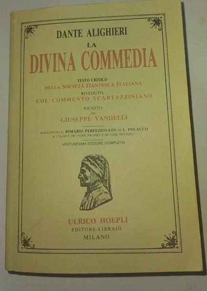 La Divina Commedia - Dante Alighieri - copertina