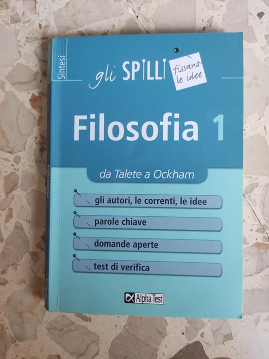 Filosofia 1 - copertina