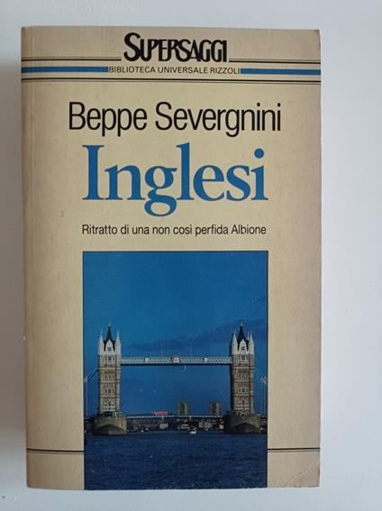 Inglesi - Beppe Severgnini - copertina