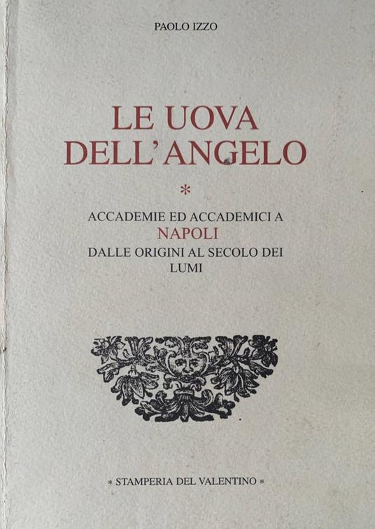 Le uova dell'angelo - Paolo Izzo - copertina