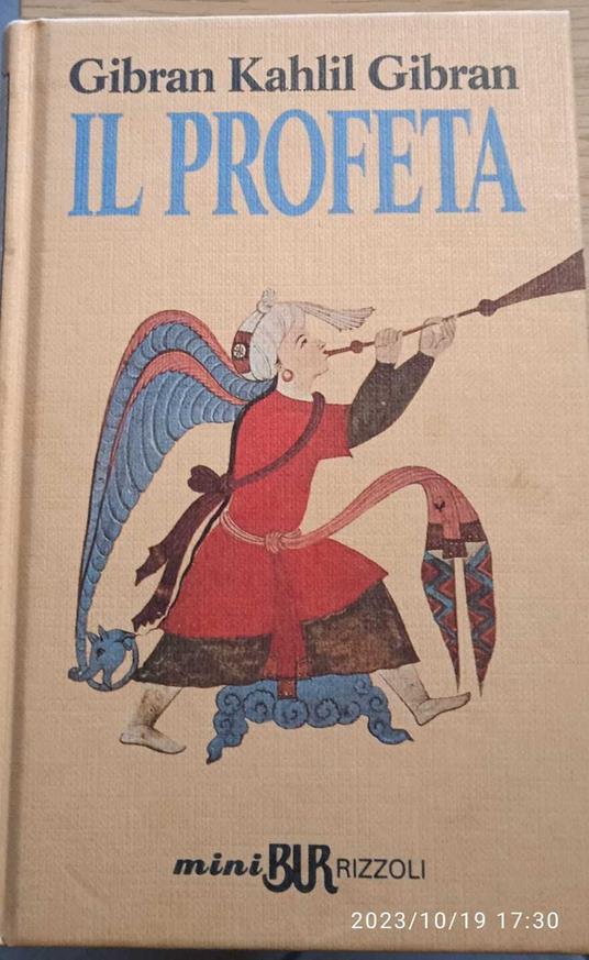 Il profeta - Kahlil Gibran - copertina