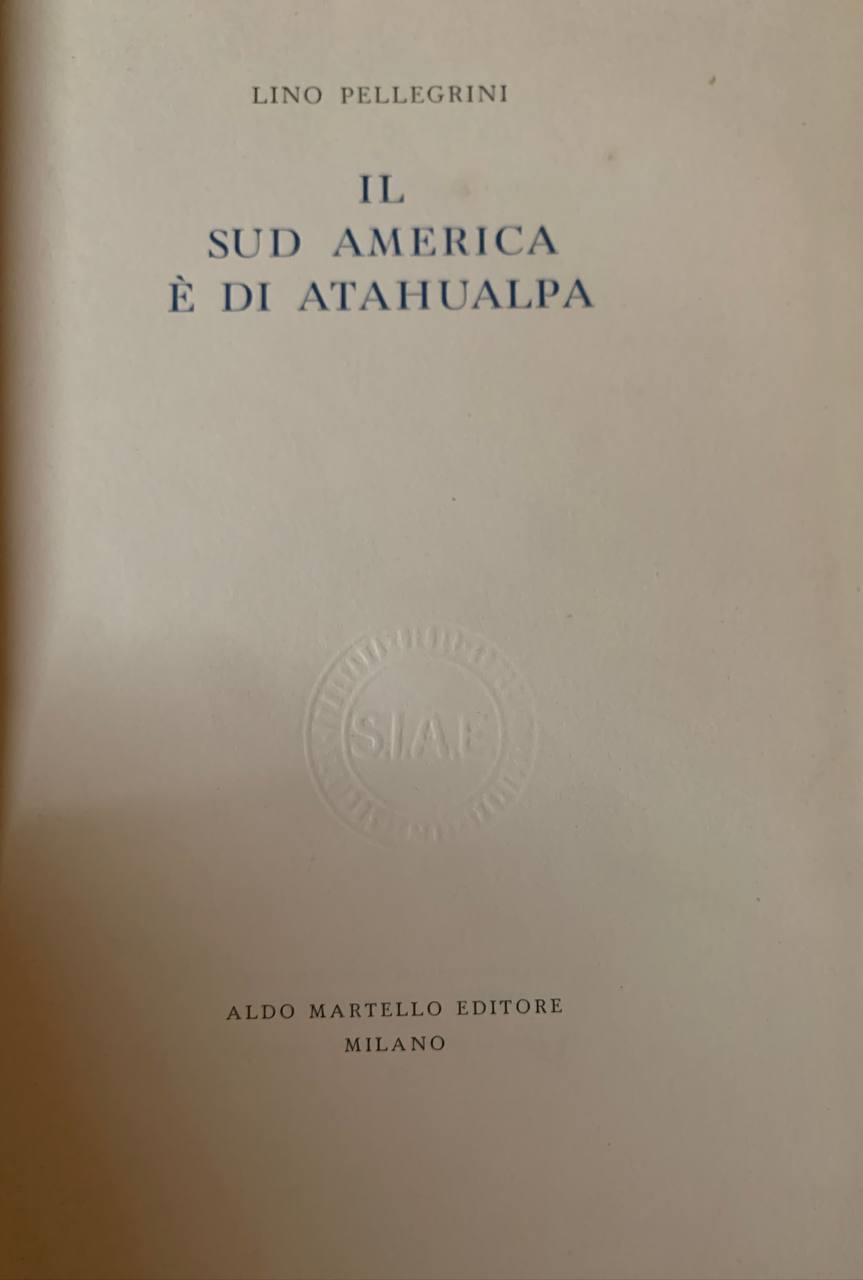 Il Sud Amerdica è di Atahualpa