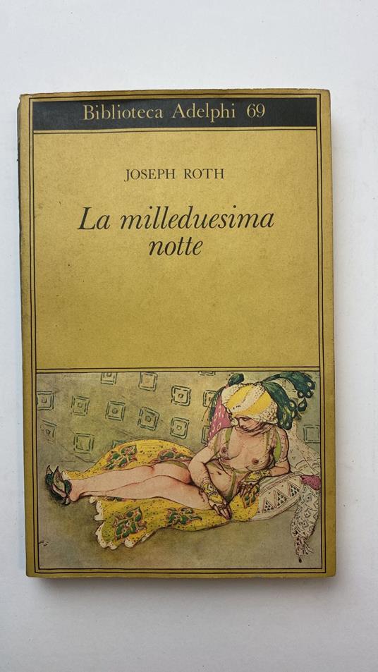 La milleduesima notte - Joseph Roth - copertina