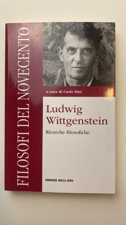 Filosofi del Novecento - Ludwig Wittgenstein - copertina