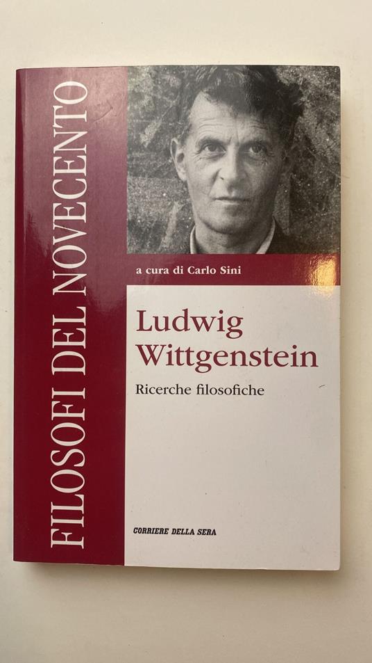 Filosofi del Novecento - Ludwig Wittgenstein - copertina