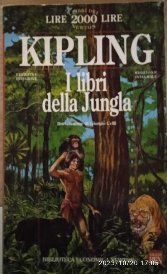 I Libri della Giungla - Rudyard Kipling - copertina
