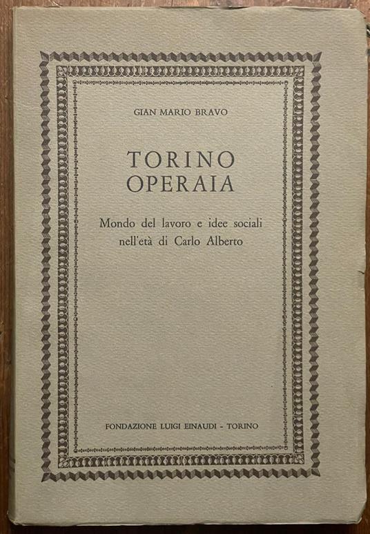 Torino operaia - copertina