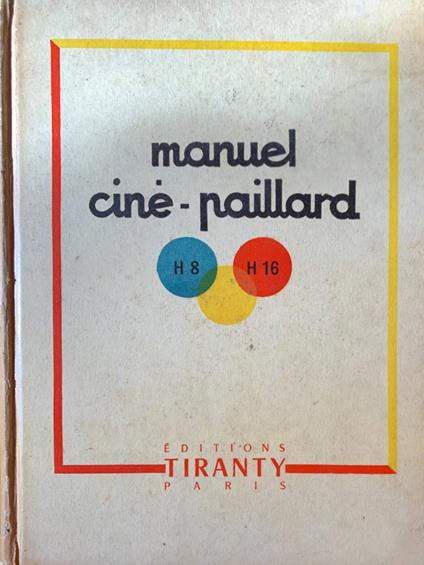 Manuel cine-paillard - Pierre Monier - copertina
