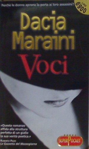 Voci - Dacia Maraini - copertina