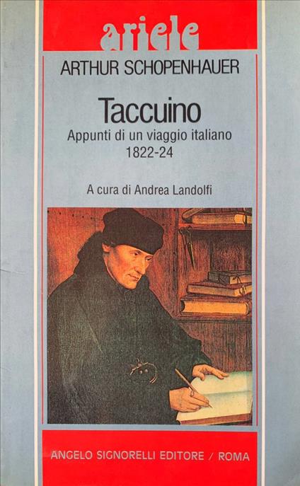 Taccuino. Appunti di un viaggio italiano 1822-24 - Arthur Schopenhauer - copertina