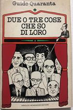 Due o tre cose che so di Loro