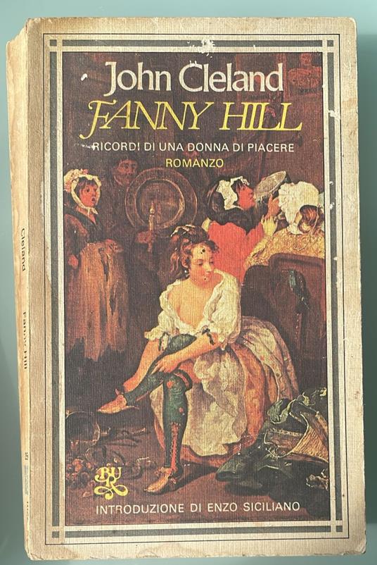 Fanny Hill ricordi di una donna di piacere - John Cleland - copertina
