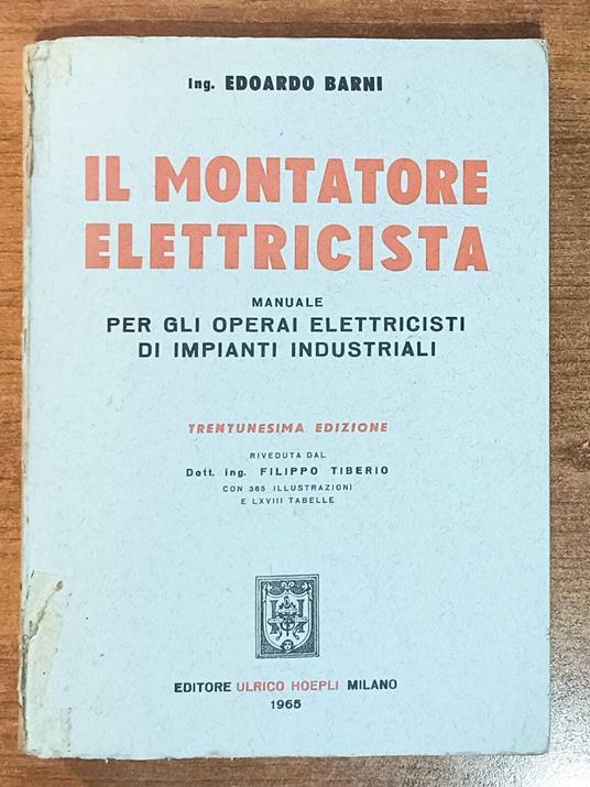 Il montatore elettricista - Edoardo Barni - copertina