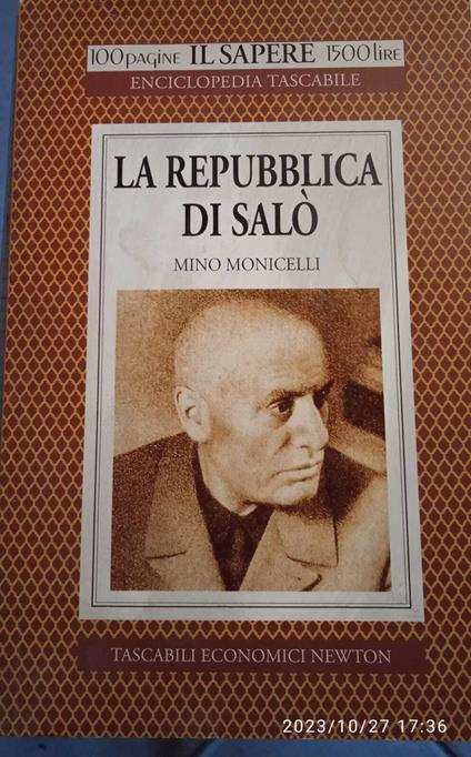 La repubblica di Salò - Mino Monicelli - copertina