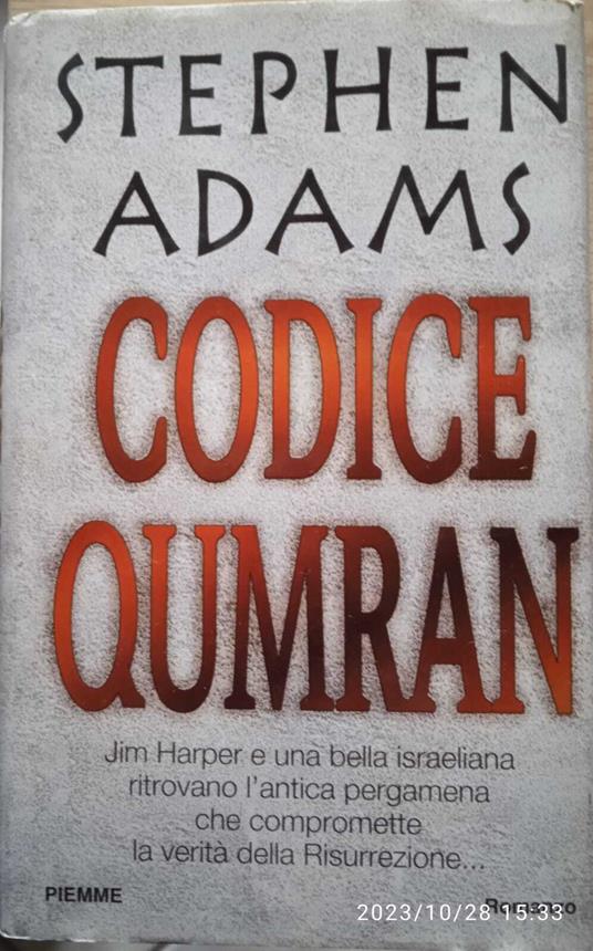 Codice Qumran - copertina
