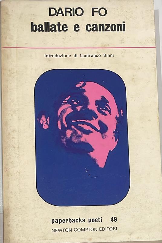 Ballate e canzoni - Dario Fo - copertina