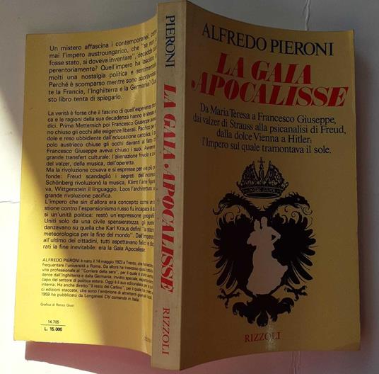 La gaia apocalisse - Alfredo Pieroni - copertina