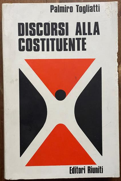 Discorsi alla Costituente - Palmiro Togliatti - copertina