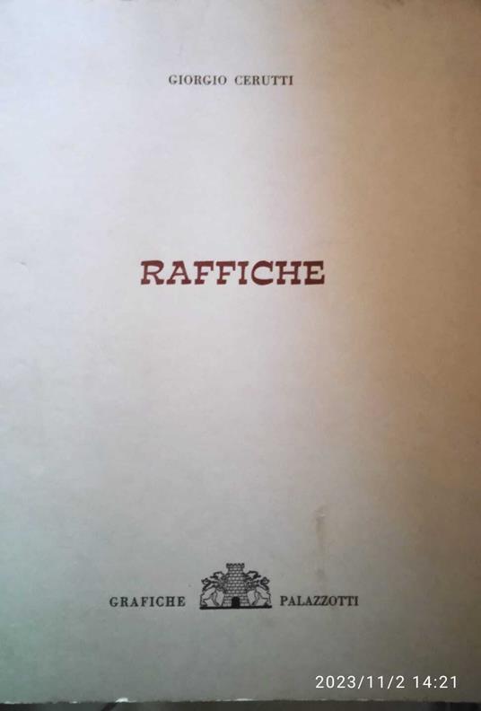 Raffiche - copertina