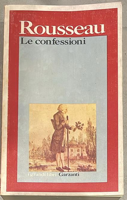 Le confessioni - Jean-Jacques Rousseau - copertina