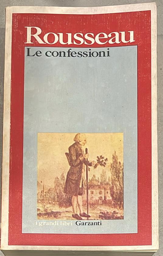 Le confessioni - Jean-Jacques Rousseau - copertina