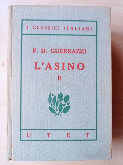L' asino - Francesco D. Guerrazzi - copertina