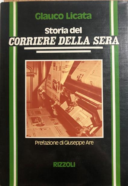 Storia del Corriere della Sera - Glauco Licata - copertina