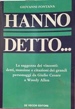 Hanno detto...La saggezza dei vincenti