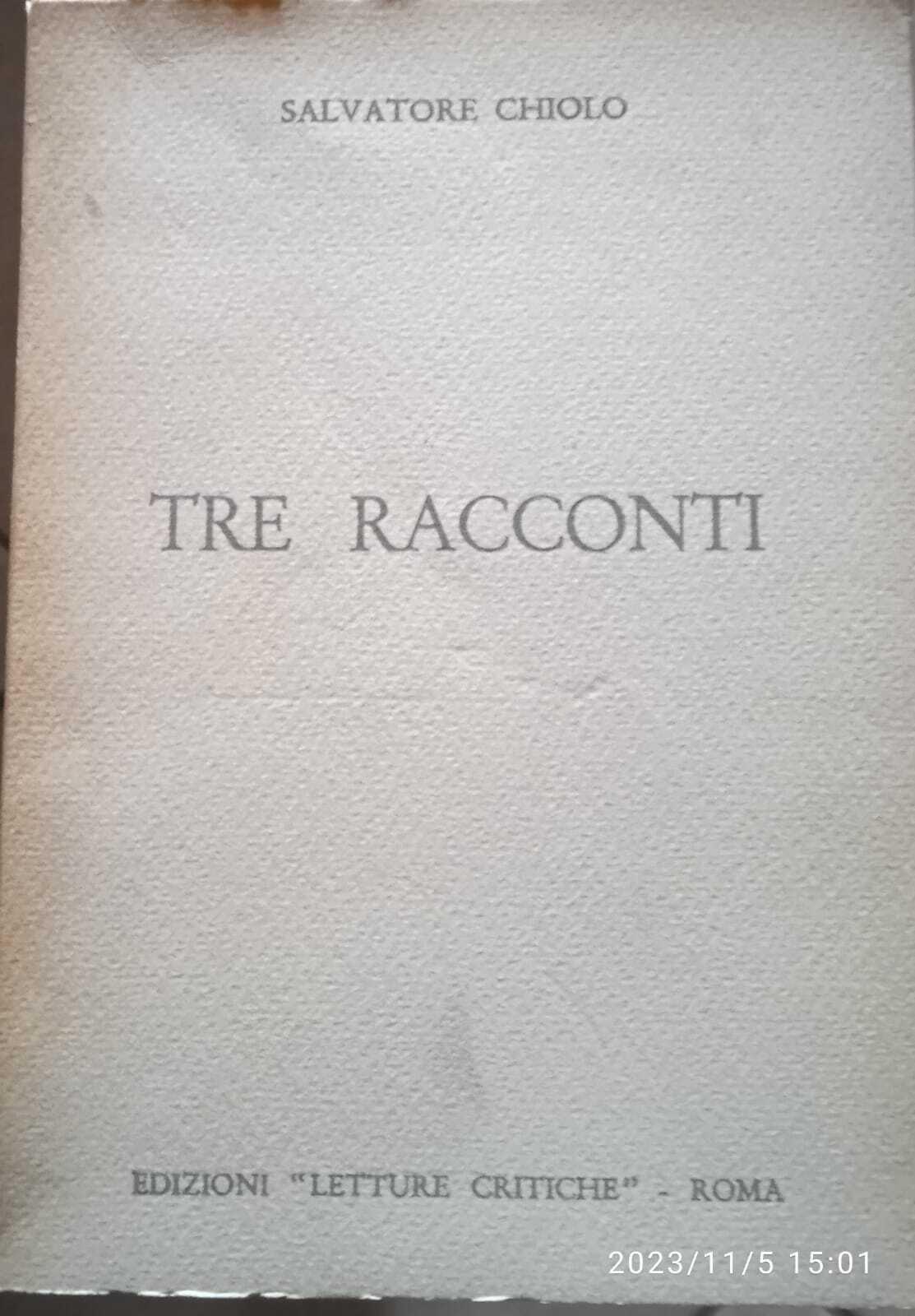 Tre racconti