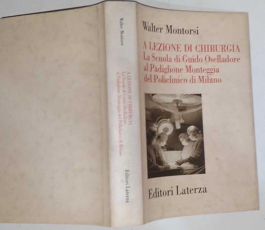 A lezione di chirurgia - copertina
