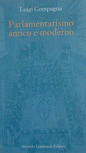 Parlamentarismo Antico E Moderno - copertina
