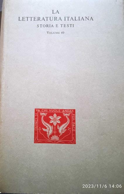 Lirici del settecento - copertina