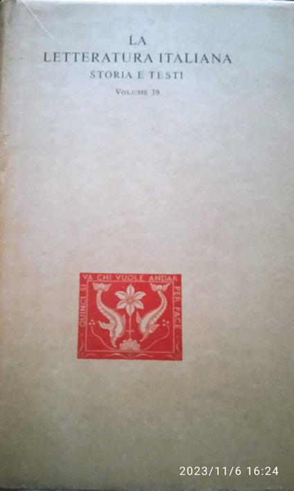 Teatro del seicento - Luigi Fassò - copertina