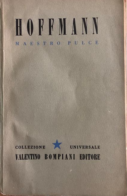 Maestro pulce - Ernst T. Hoffmann - copertina