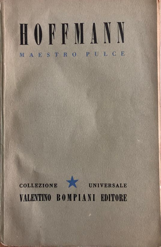 Maestro pulce - Ernst T. Hoffmann - copertina