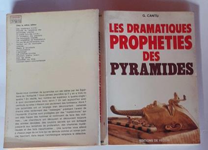 Les dramatiques propheties des pyramides - copertina