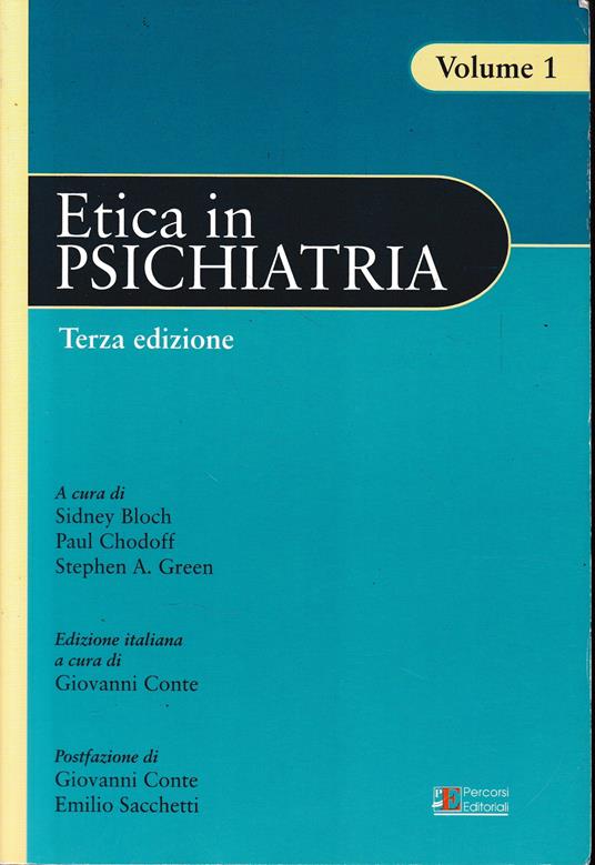 Etica in Psichiatria (vol. 1°) - copertina