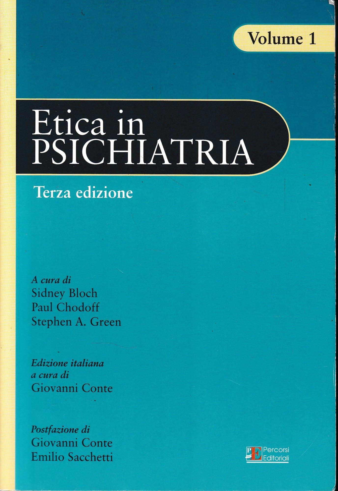 Etica in Psichiatria (vol. 1°)