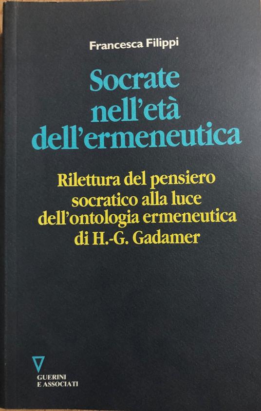 Socrate nell'eta dell'ermeneutica - copertina