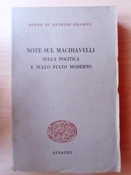 Note di Machiavelli sulla politica e sullo stato moderno - Antonio Gramsci - copertina