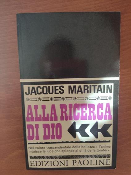 Alla ricerca di Dio - Jacques Maritain - copertina