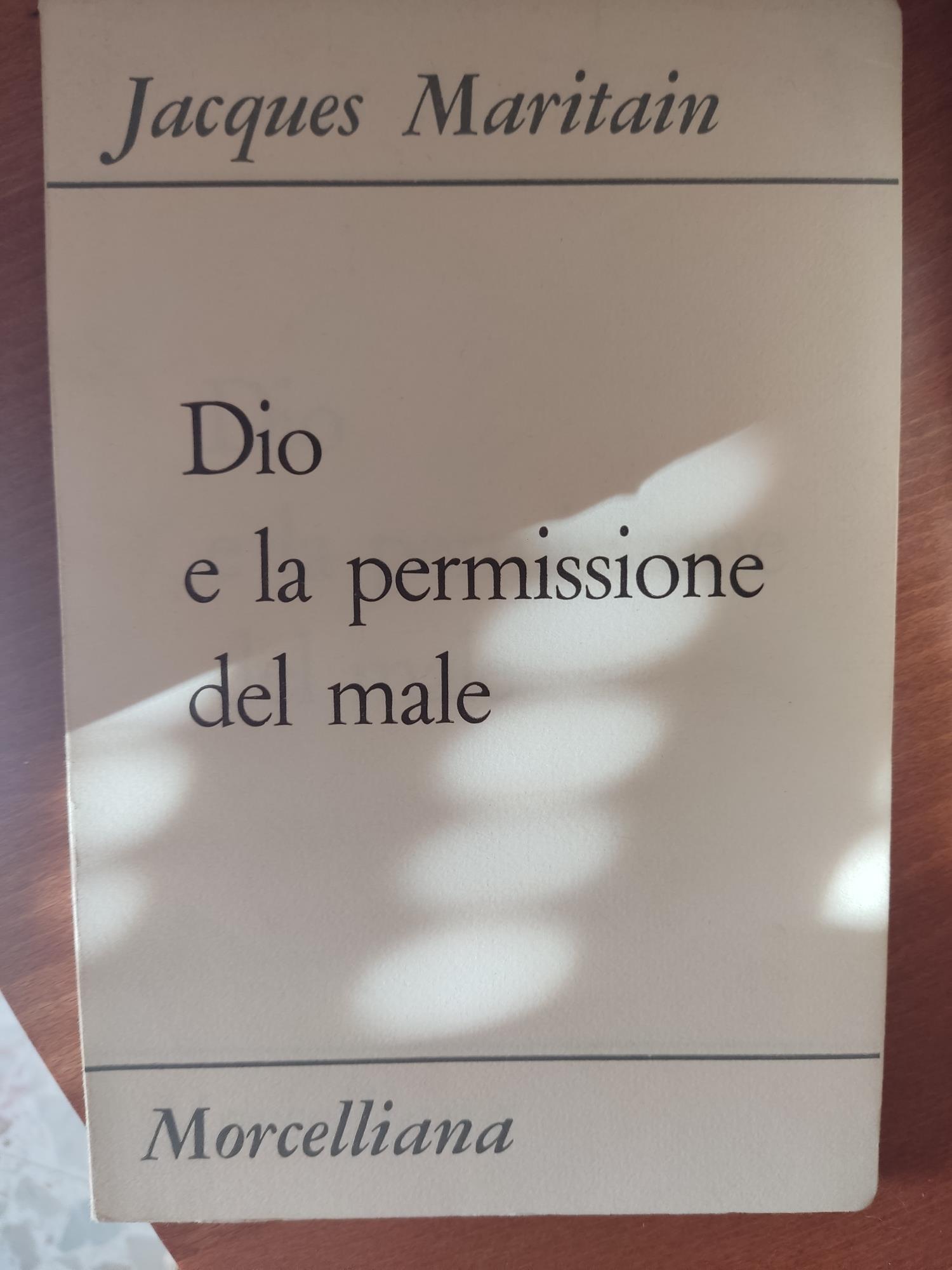 Dio e la permissione del male