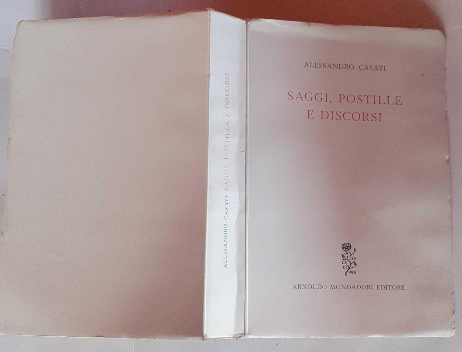 Saggi, postille e discorsi