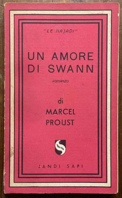 Un amore di Swann - copertina