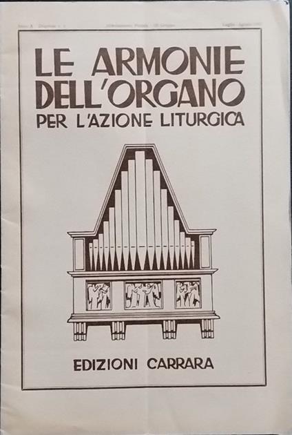 Le armonie dell'organo per l'azione liturgica. Dispensa 10 - copertina