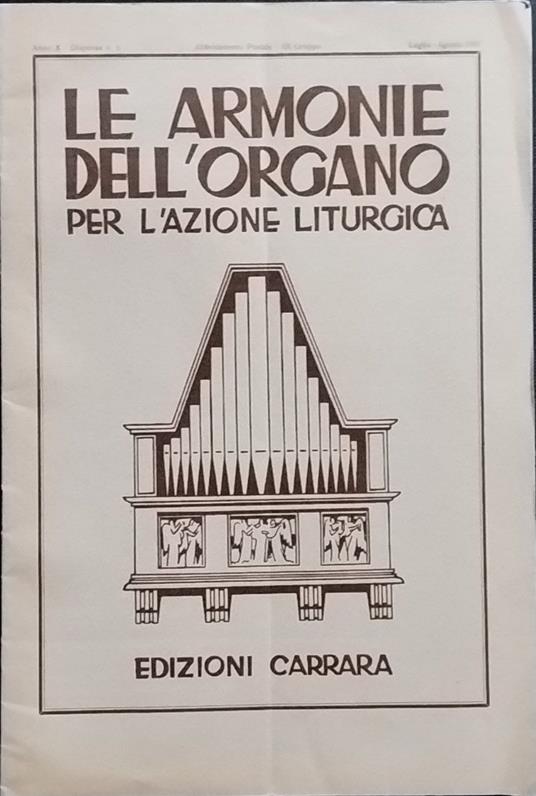 Le armonie dell'organo per l'azione liturgica. Dispensa 10 - copertina