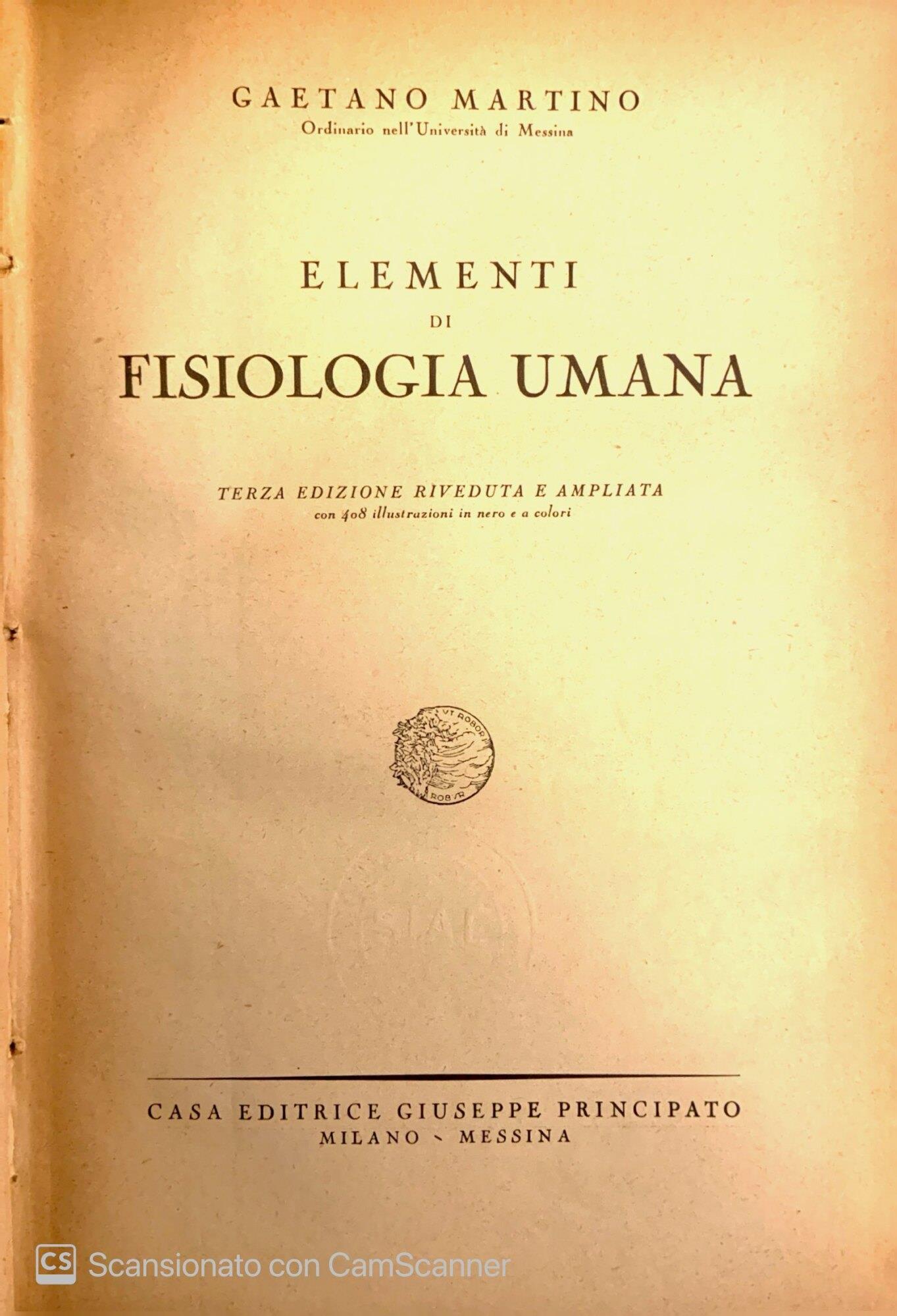 Elementi di fisiologia umana