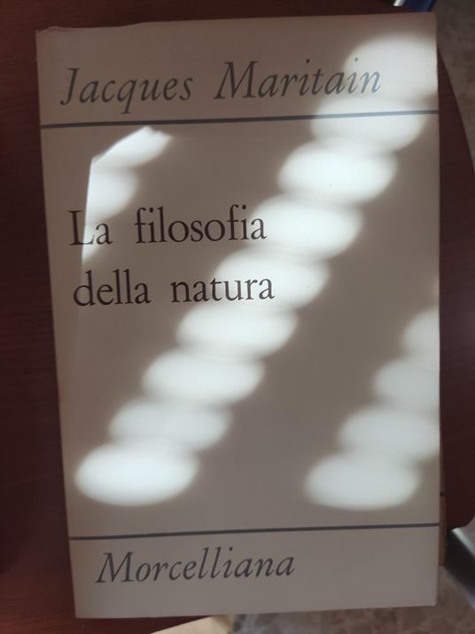 La filosofia della natura - Jacques Maritain - copertina