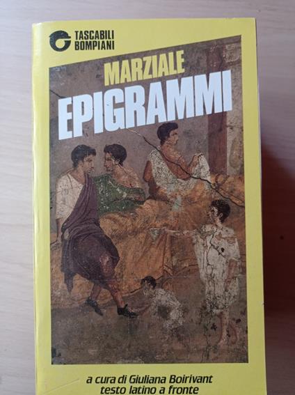 Epigrammi - M. Valerio Marziale - copertina