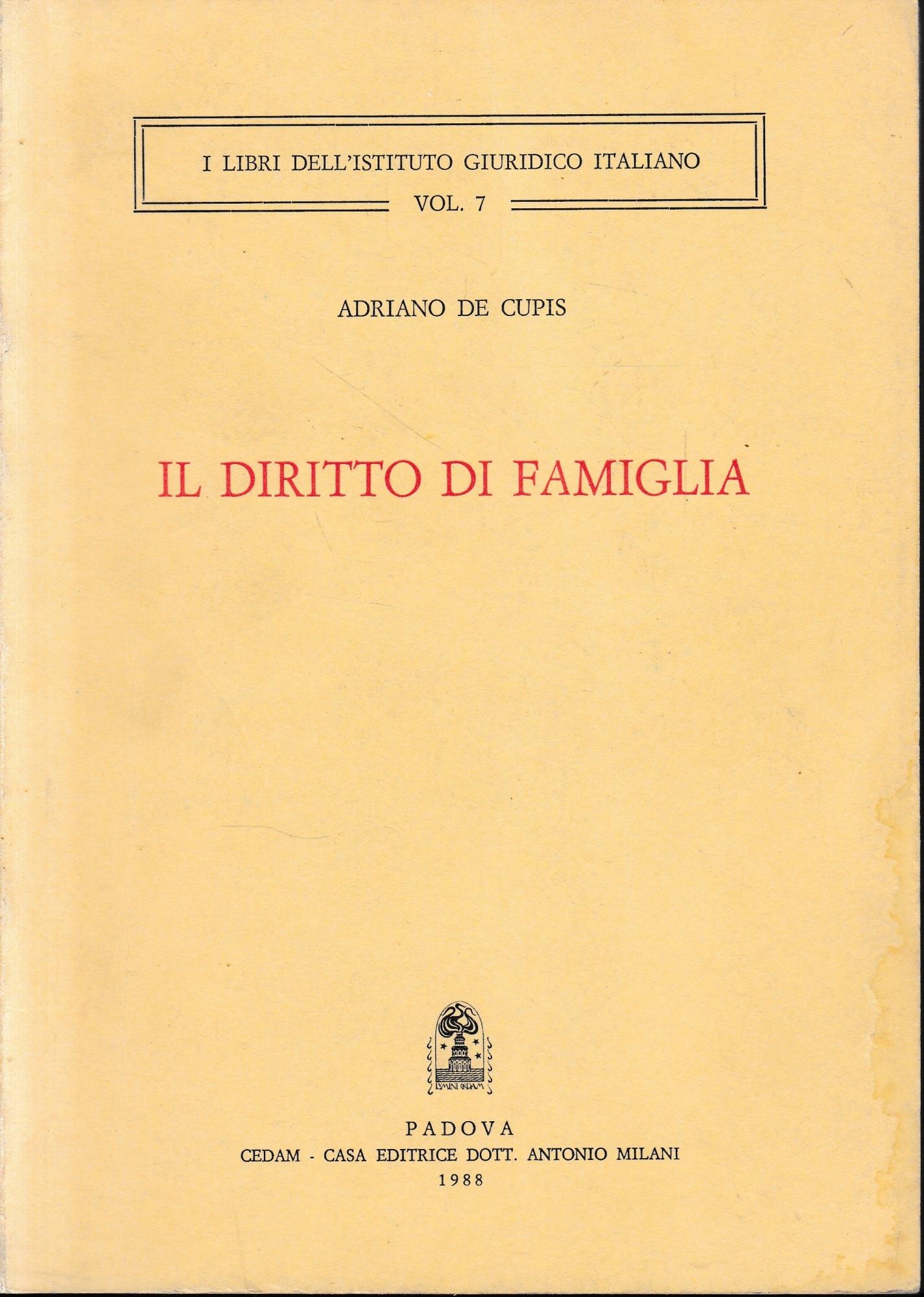 Il diritto di famiglia
